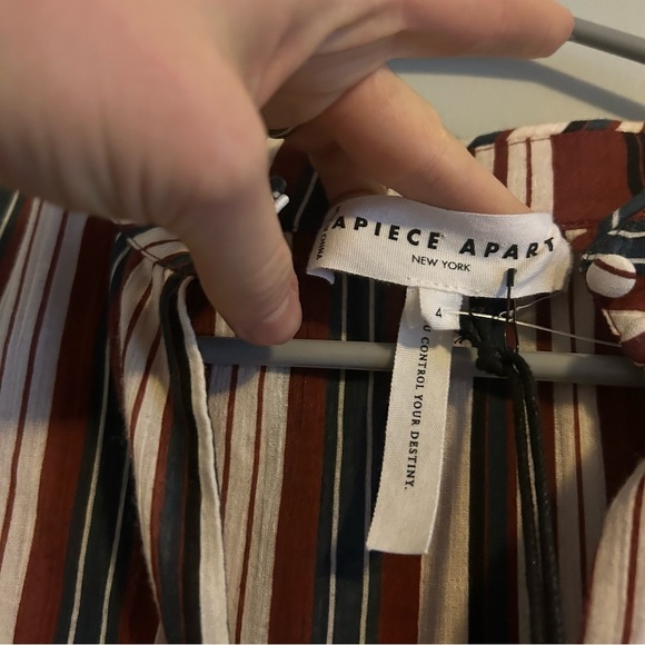 NWT Los Altos Dress Sienna Stripe Midi Dress - Picture 8 of 9